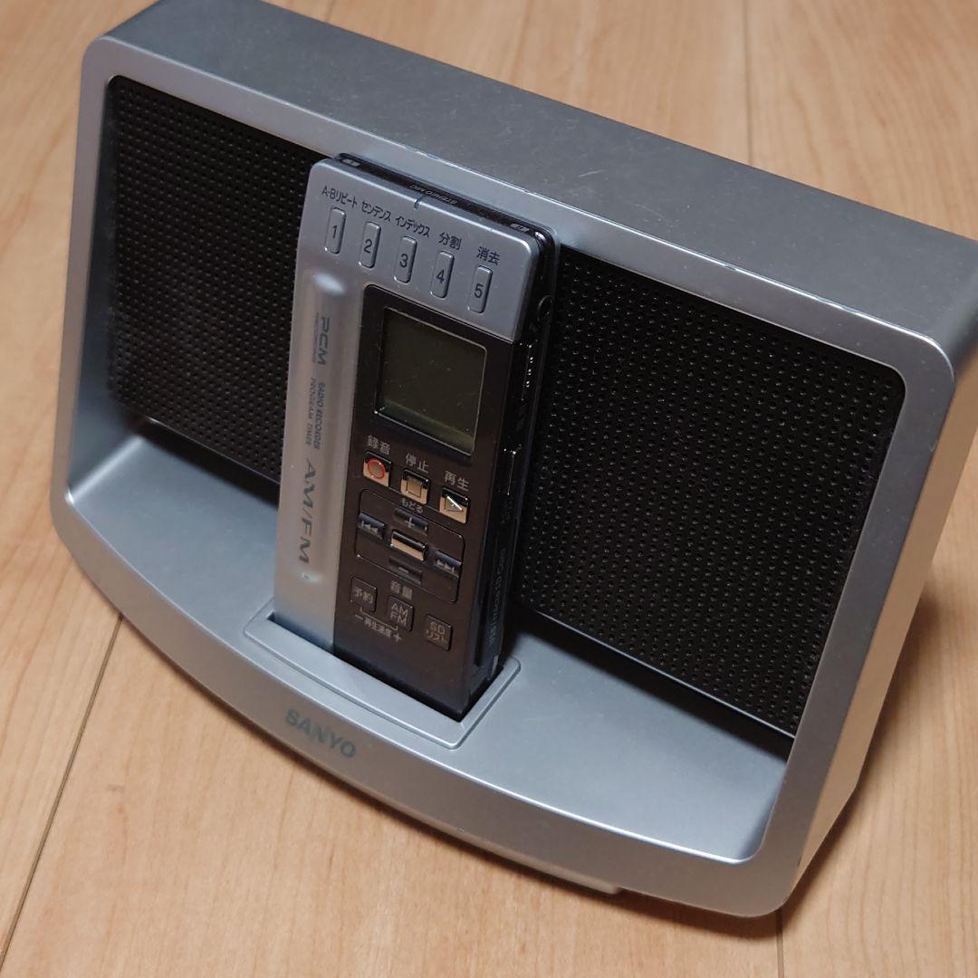 ジャンク　SANYO ICR-RS110M(S)　ボイスレコーダー　ラジオ
