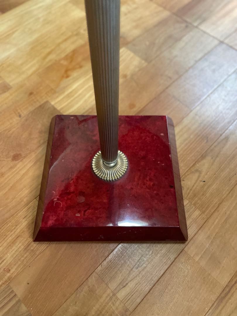 イタリア製 バーガンディ色ハンガースタンド