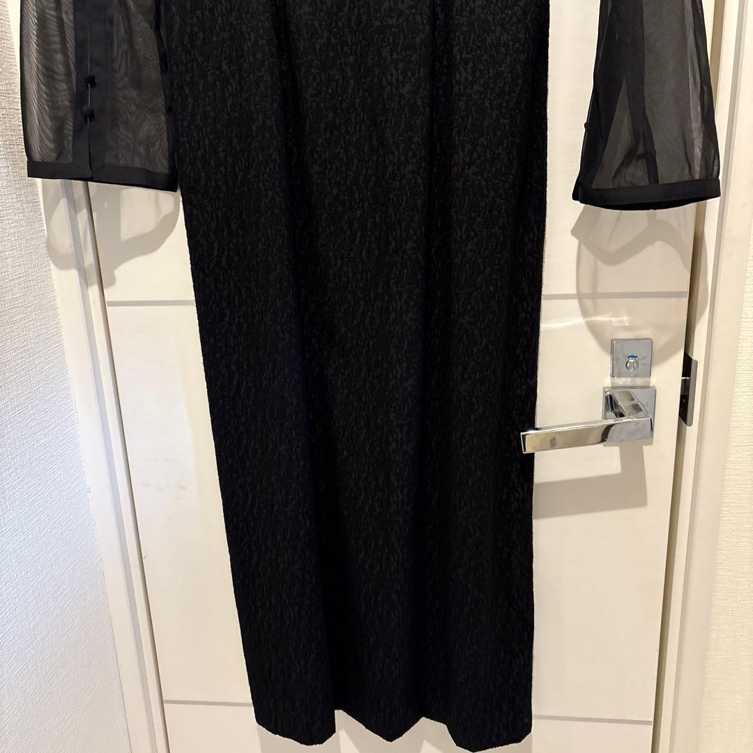 KanaANDRÉSD V line jacquard dress Sサイズ