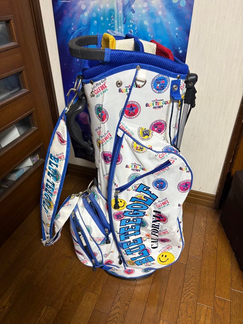 BLUETIGER ゴルフキャディバッグ カラフル　　お値引きしました！