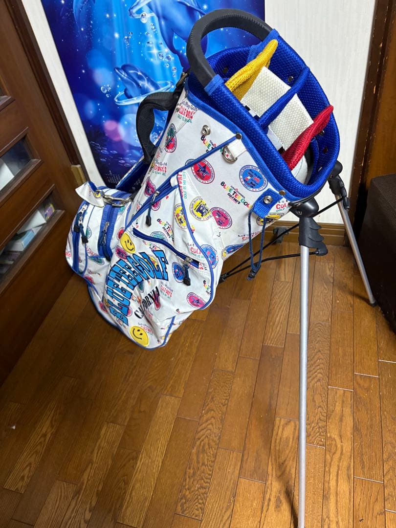 BLUETIGER ゴルフキャディバッグ カラフル　　お値引きしました！