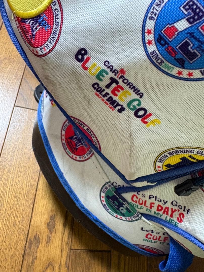 BLUETIGER ゴルフキャディバッグ カラフル　　お値引きしました！