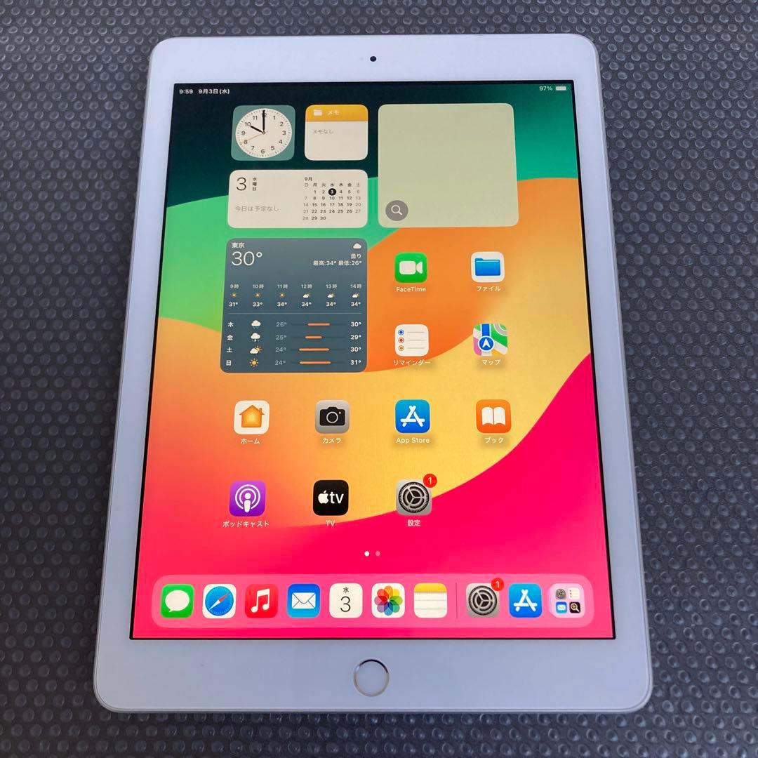 193 電池最良好☆比較的美品☆iPad6第6世代 128GB WIFIモデル☆