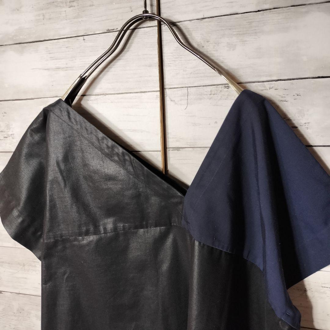 132.5 イッセイミヤケ スクエアカットソー モード 切り替え 和服