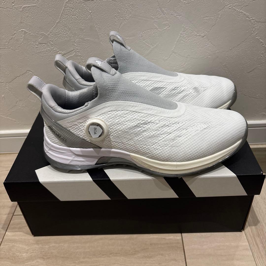 adidas adizeroゴルフシューズ ホワイト BOA