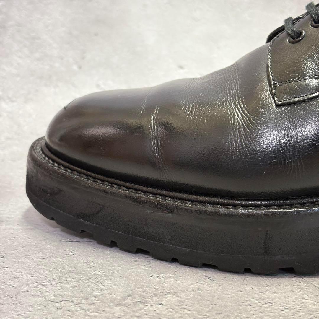 ダブルエイチ　WH (65) 革靴　レザーシューズ　プレーントゥ　レースアップ