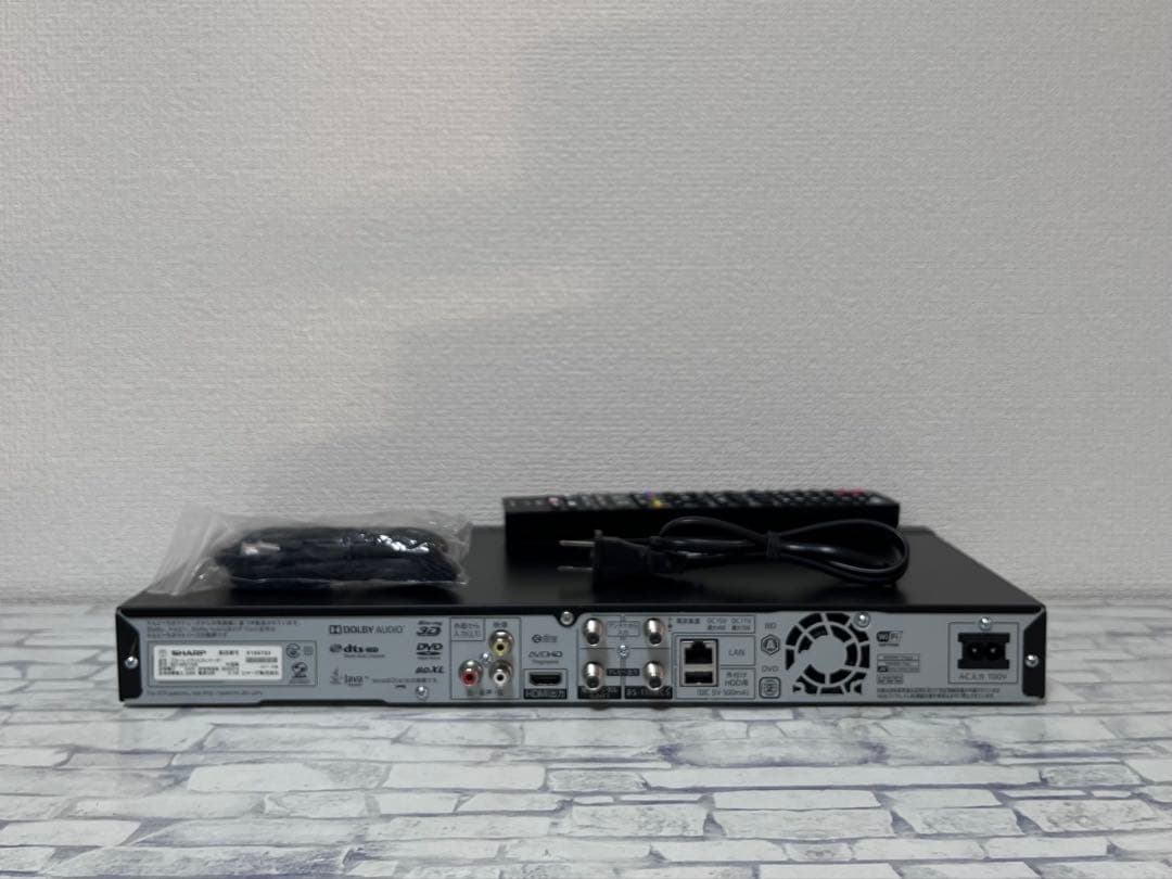 4K 1TB 2番組録画　シャープ　ブルーレイレコーダー　BD-NW1100