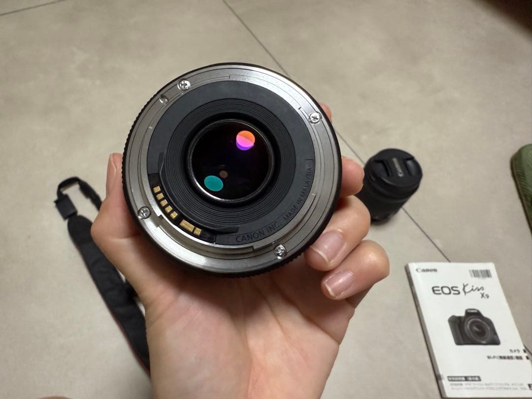 EOS kiss x9 一眼レフ　ダブルズームレンズ➕レンズ➕SDカード付き