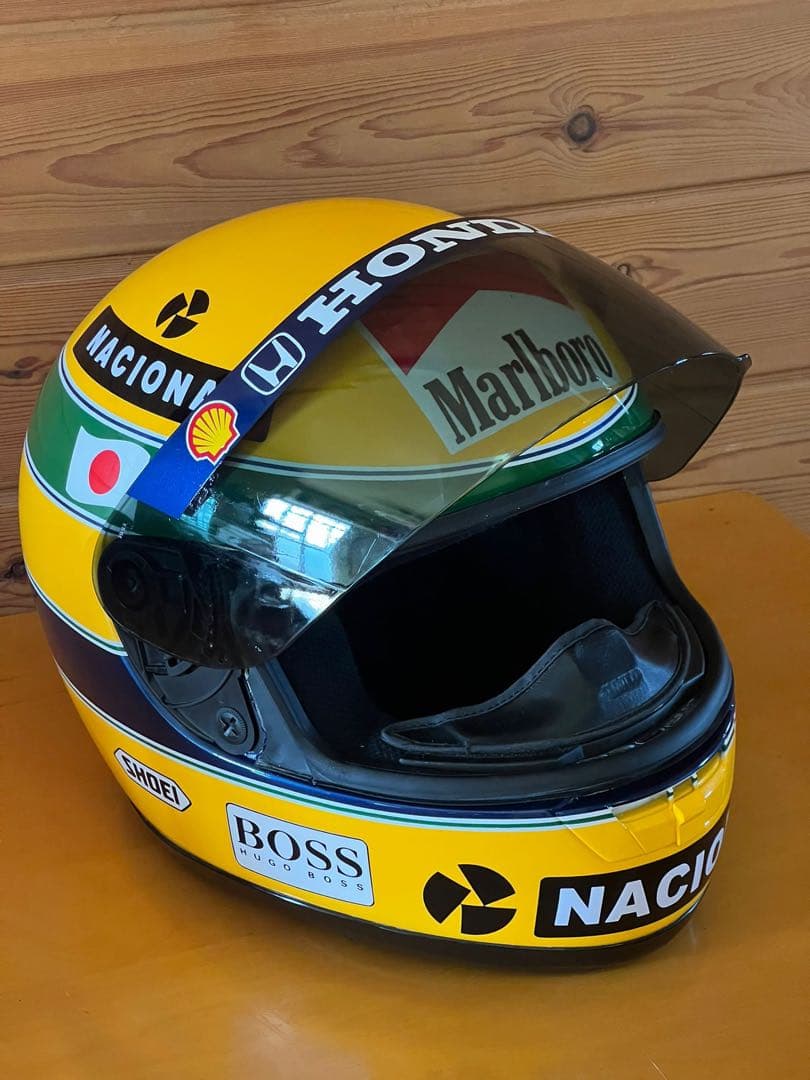 Shoei X-8セナ仕様 鈴鹿1992 フルリペイント コレクションヘルメット