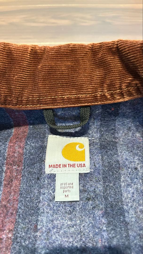 カーハート Carhartt デトロイトジャケット USA製　Mサイズ　UFCW