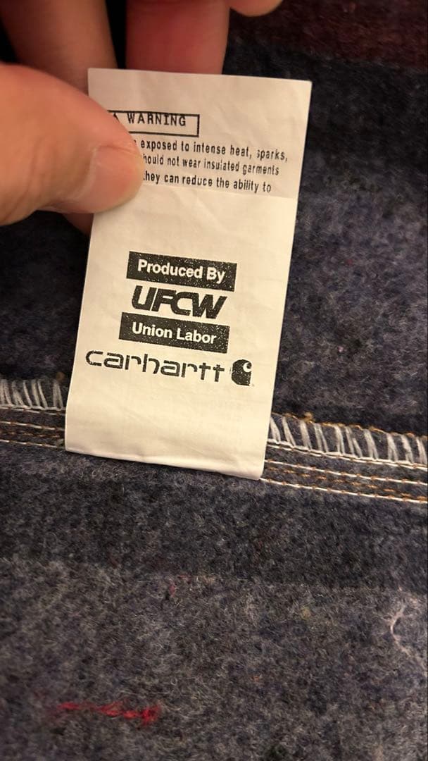 カーハート Carhartt デトロイトジャケット USA製　Mサイズ　UFCW