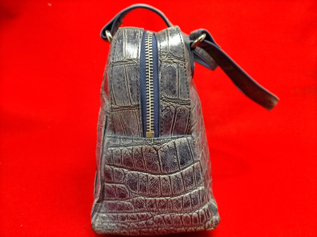 Ma'am ELEGANCE マームエレガンス クロコ ハンドバッグ