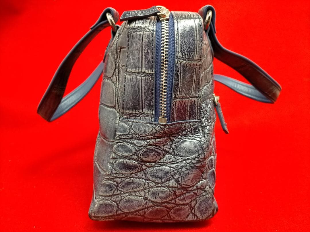 Ma'am ELEGANCE マームエレガンス クロコ ハンドバッグ