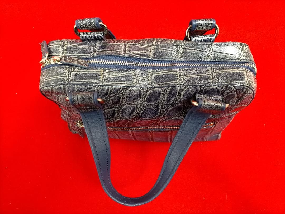 Ma'am ELEGANCE マームエレガンス クロコ ハンドバッグ