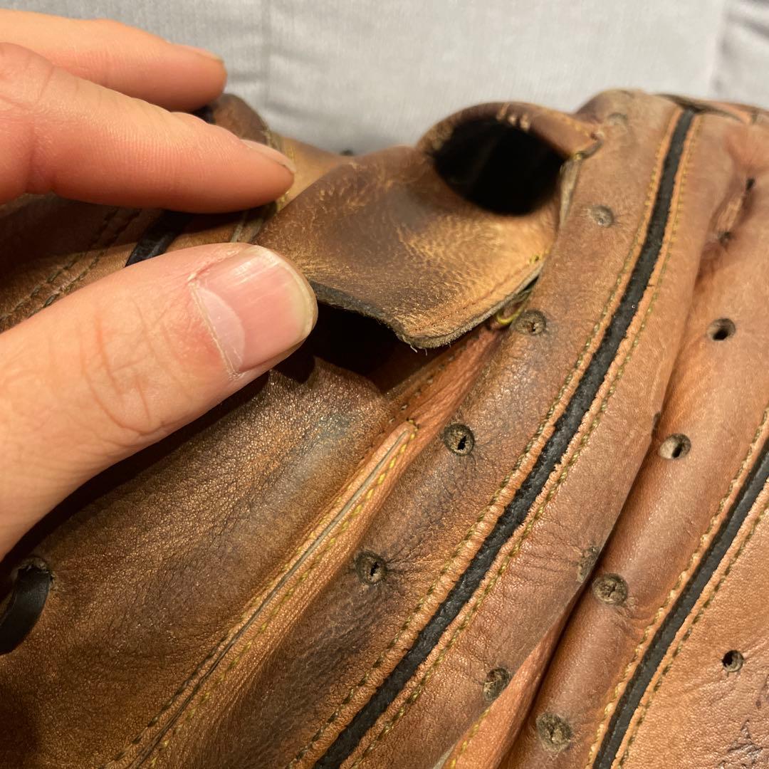 [ハタケヤマ]硬式用キャッチャーミット　茶色