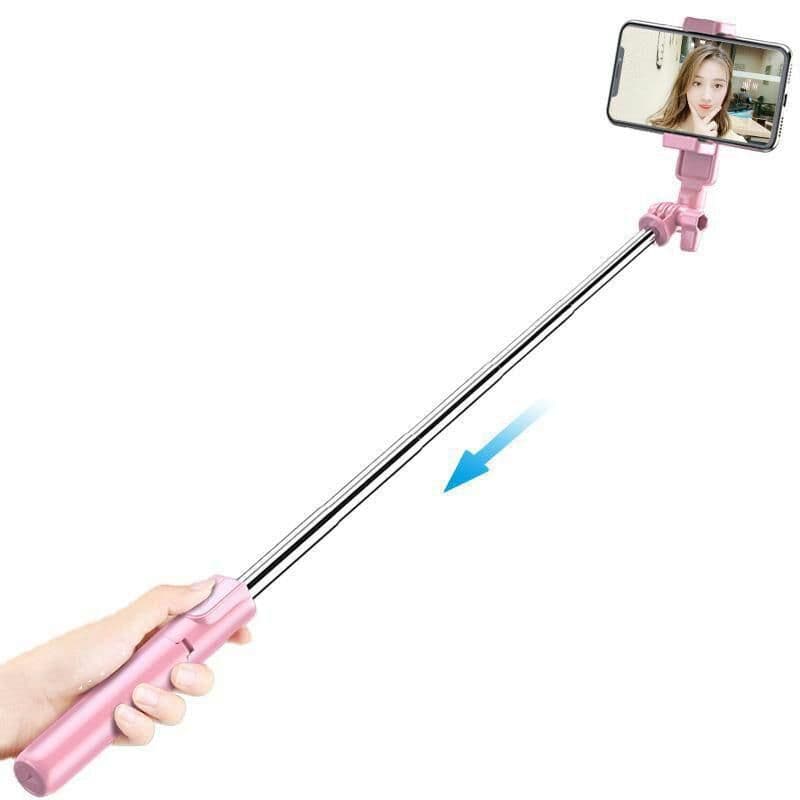 自撮り棒 Bluetooth ワイヤレスリモコンシャッターセルフィースティック