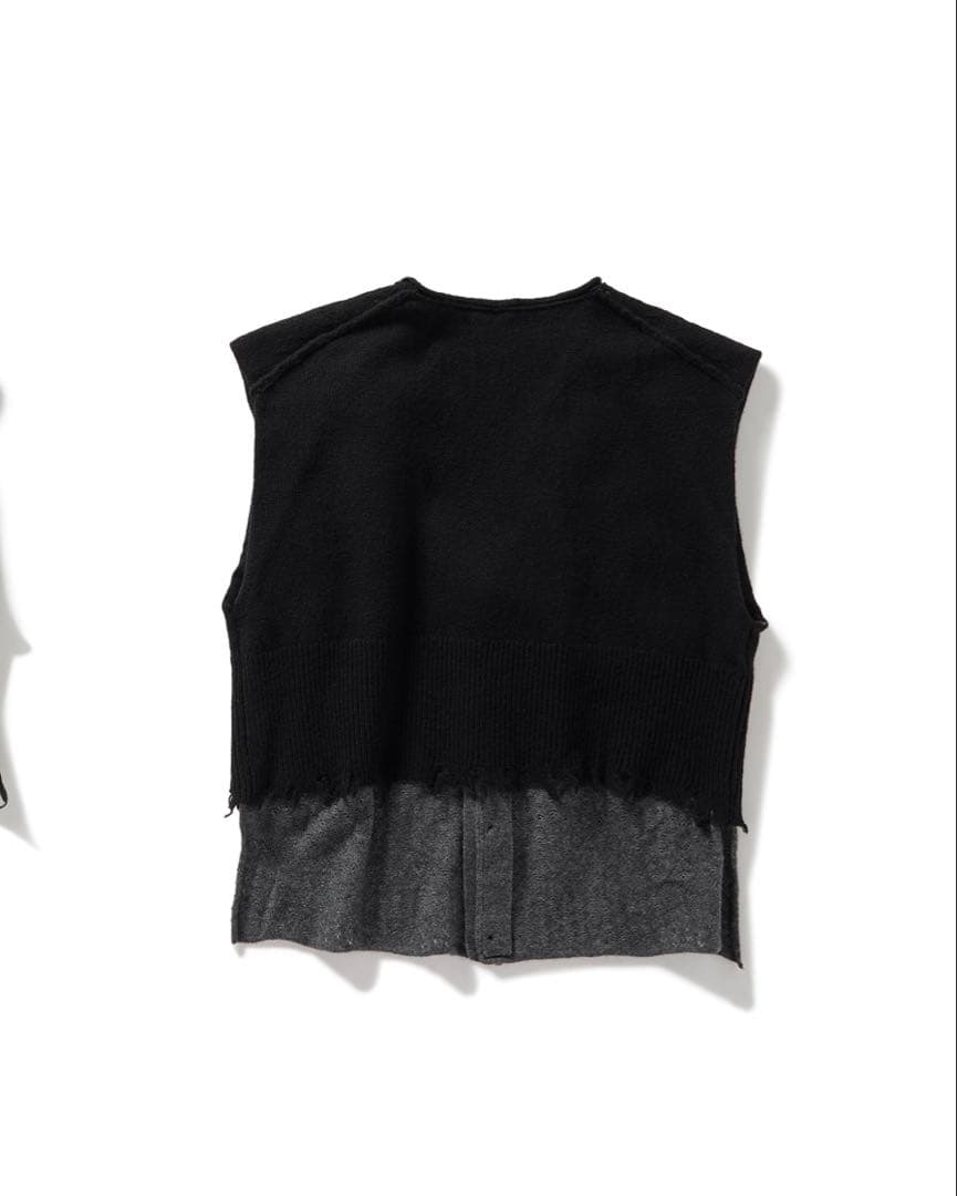 トップス PERVERZE Knit Vest Skirt