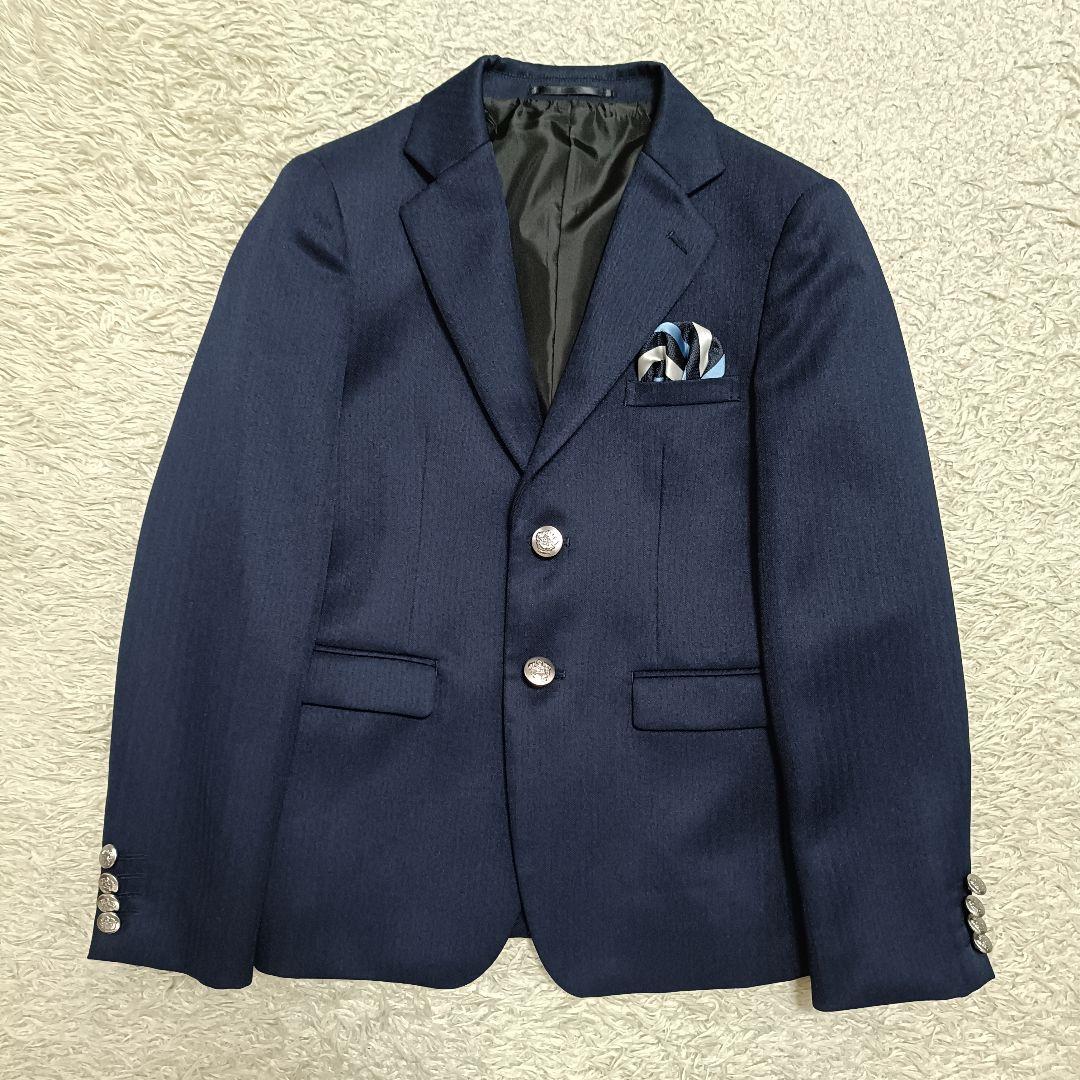 【6点セット】ワンダーファクトリー スリーピーススーツ フォーマル 卒服 150