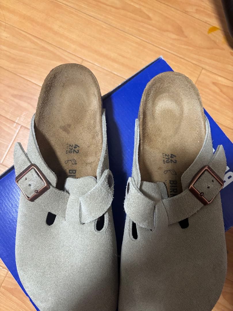 BIRKENSTOCK Boston Taupe 42 27cm レギュラー