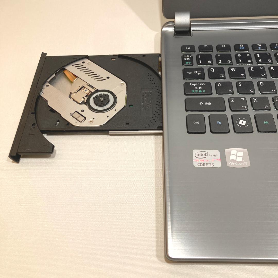 初心者✨快速・カメラ・DVD✨シルバー✨すぐ使えるノートパソコン◇D478-3