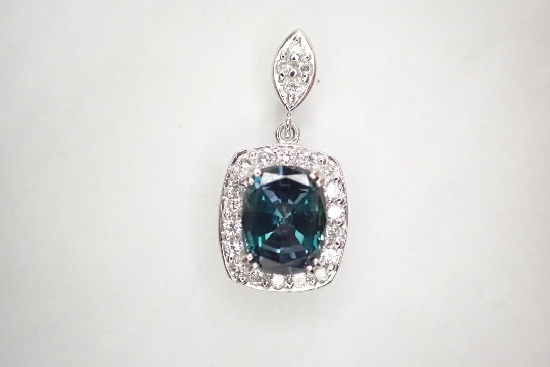 14/美品 クレサンベール Pt950 再結晶アレキ2.31 ペンダントトップ