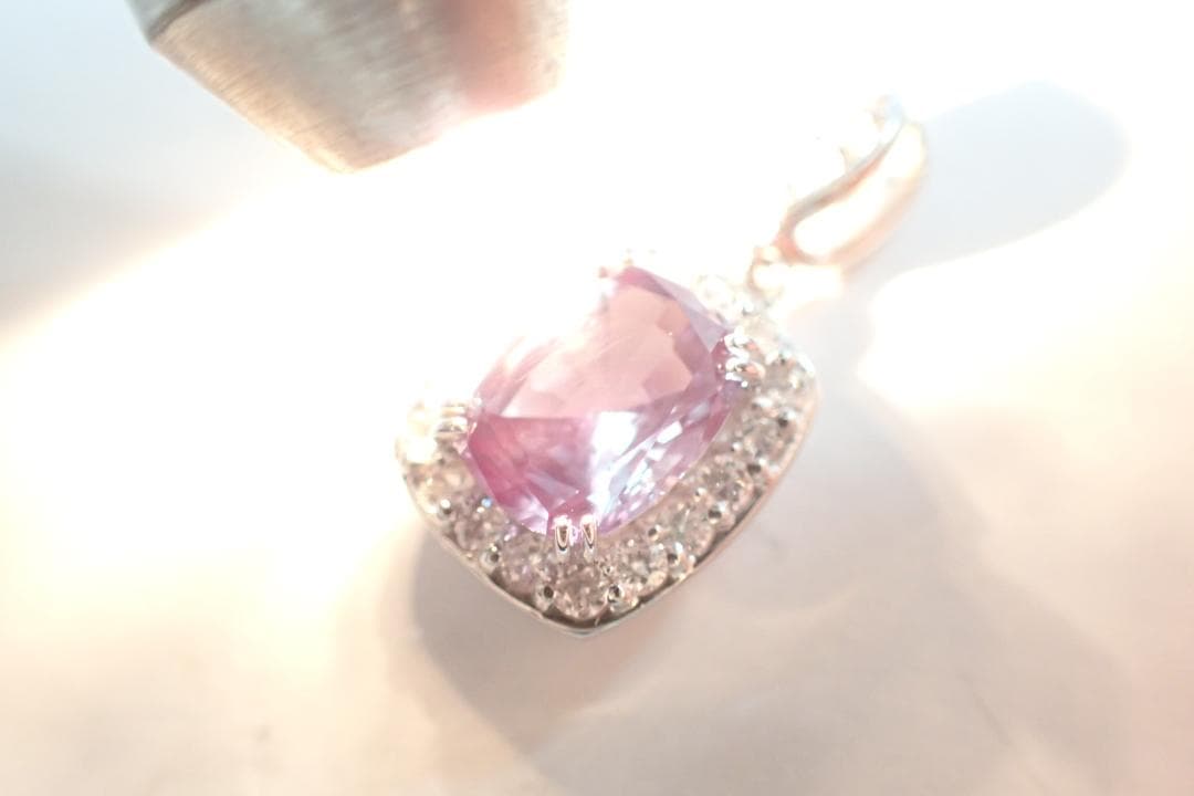 14/美品 クレサンベール Pt950 再結晶アレキ2.31 ペンダントトップ