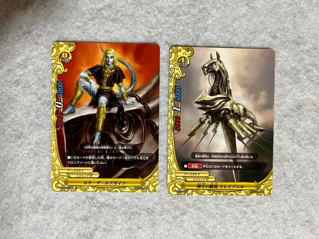 バディファイト 初期デッキ レジェンドW アースガルド スリーブ付き ラグナロク