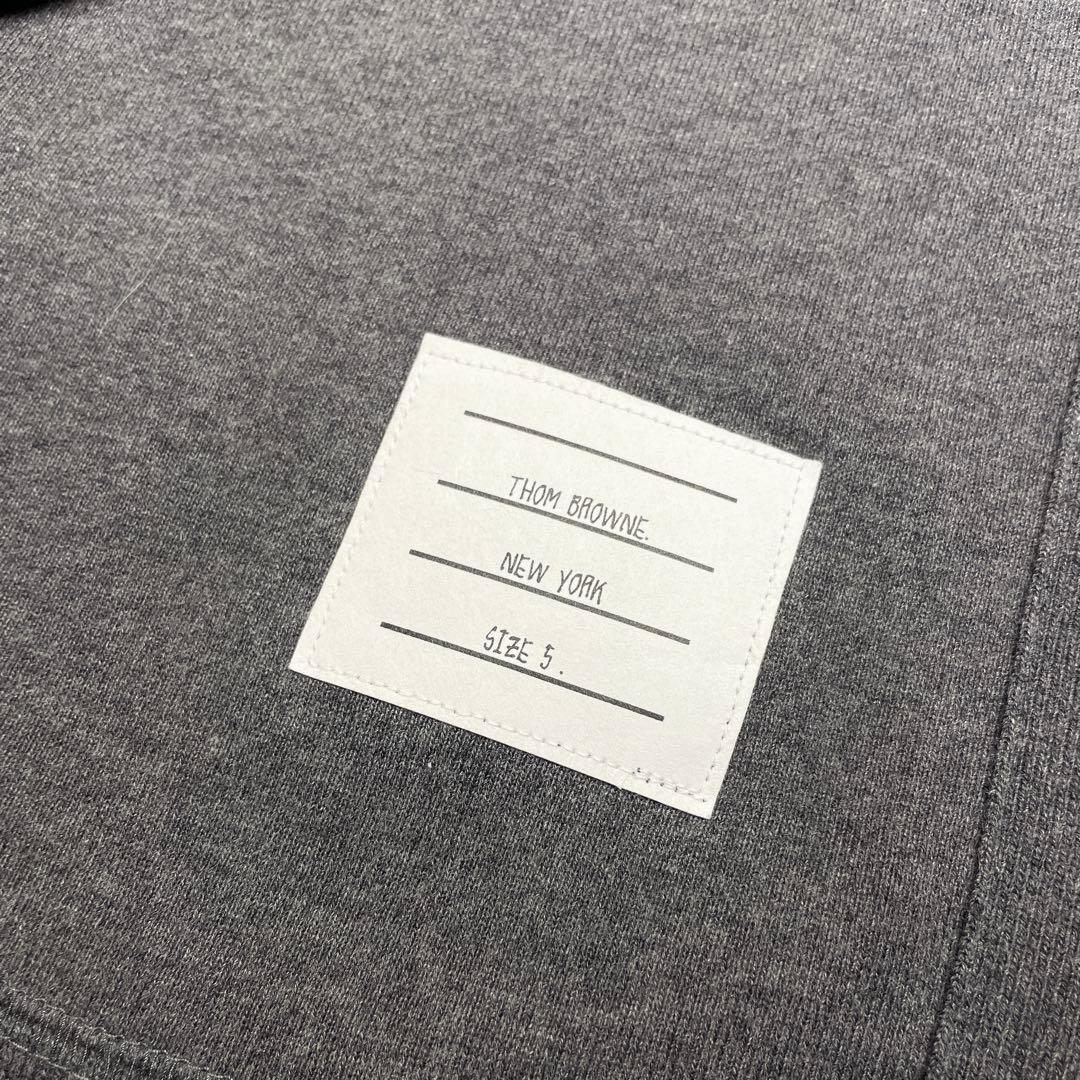 【新品同様】国内正規品 THOM BROWNE 4BAR スウェット サイズ5