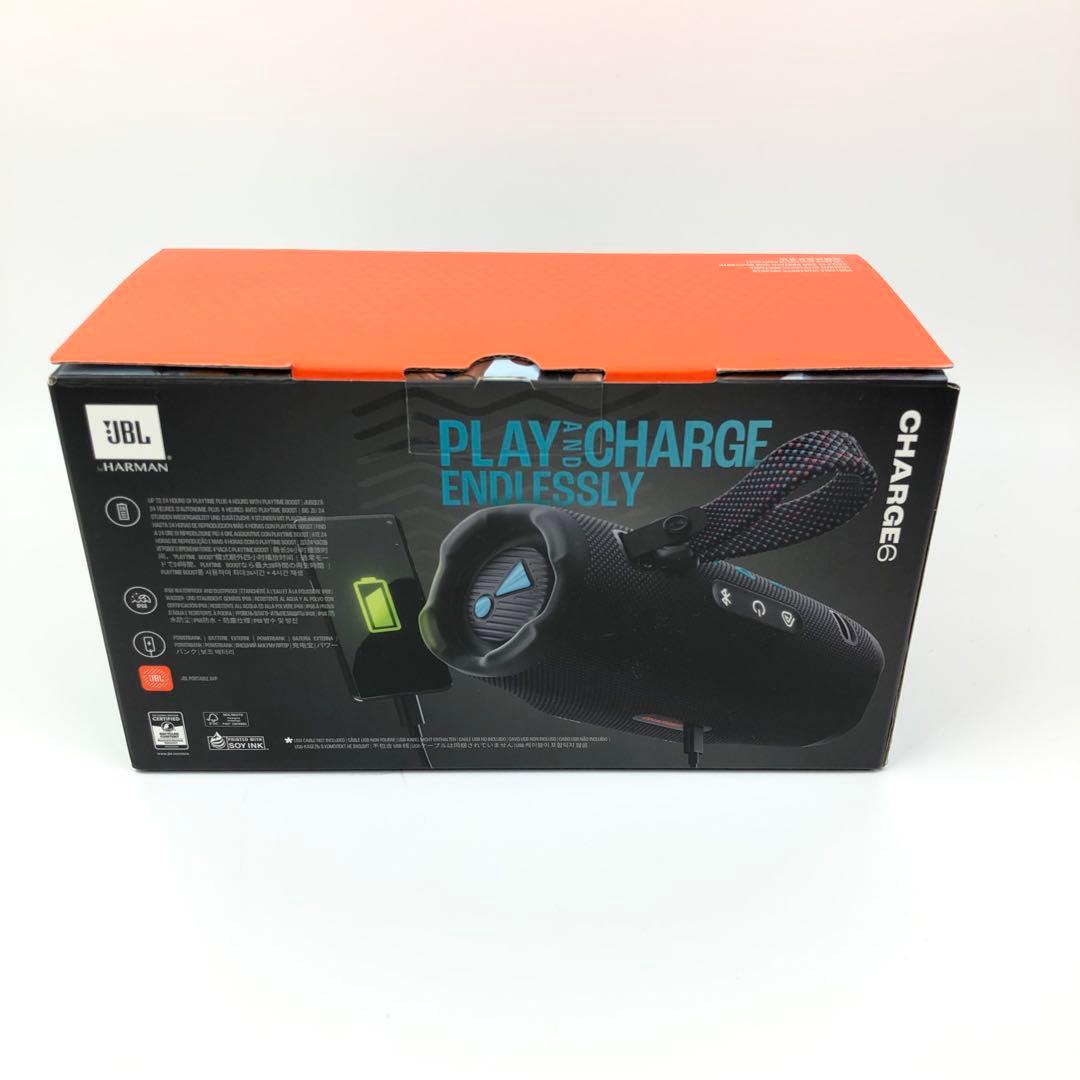 【未使品】JBL CHARGE 6（ファンキーブラック）Bluetooth5.4