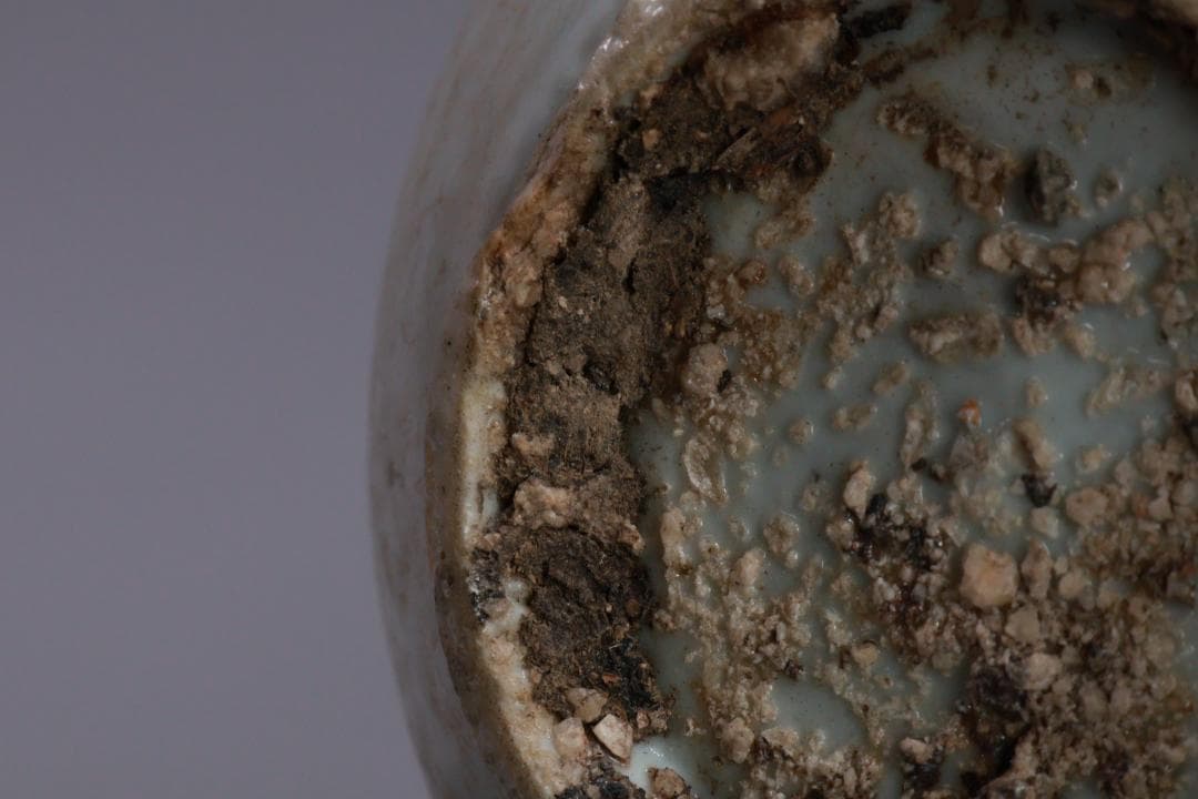 朝鮮美術　李朝 白磁 徳利 高さ約19㎝　花瓶 壺　古美術 古道具 BE973