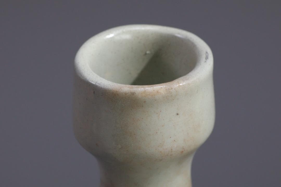 朝鮮美術　李朝 白磁 徳利 高さ約19㎝　花瓶 壺　古美術 古道具 BE973