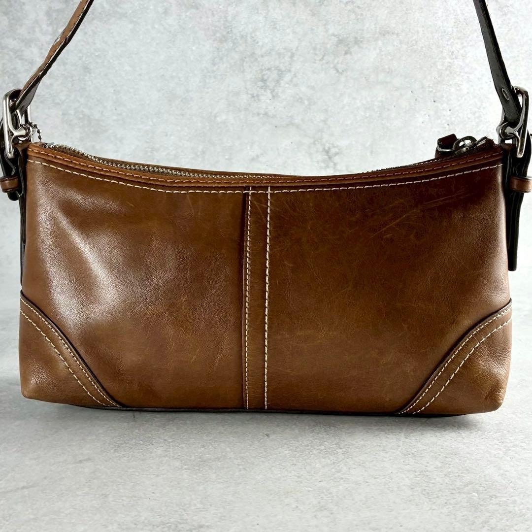 ✨美品✨コーチ　ハンドバッグ　ワンショルダーバッグ　レザー　ブラウン