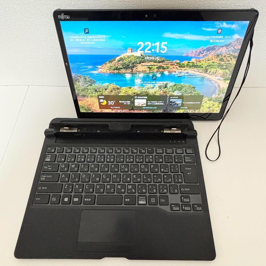 【Office付き】i5第8世代✨富士通 タブレットPC 2in1 SSD
