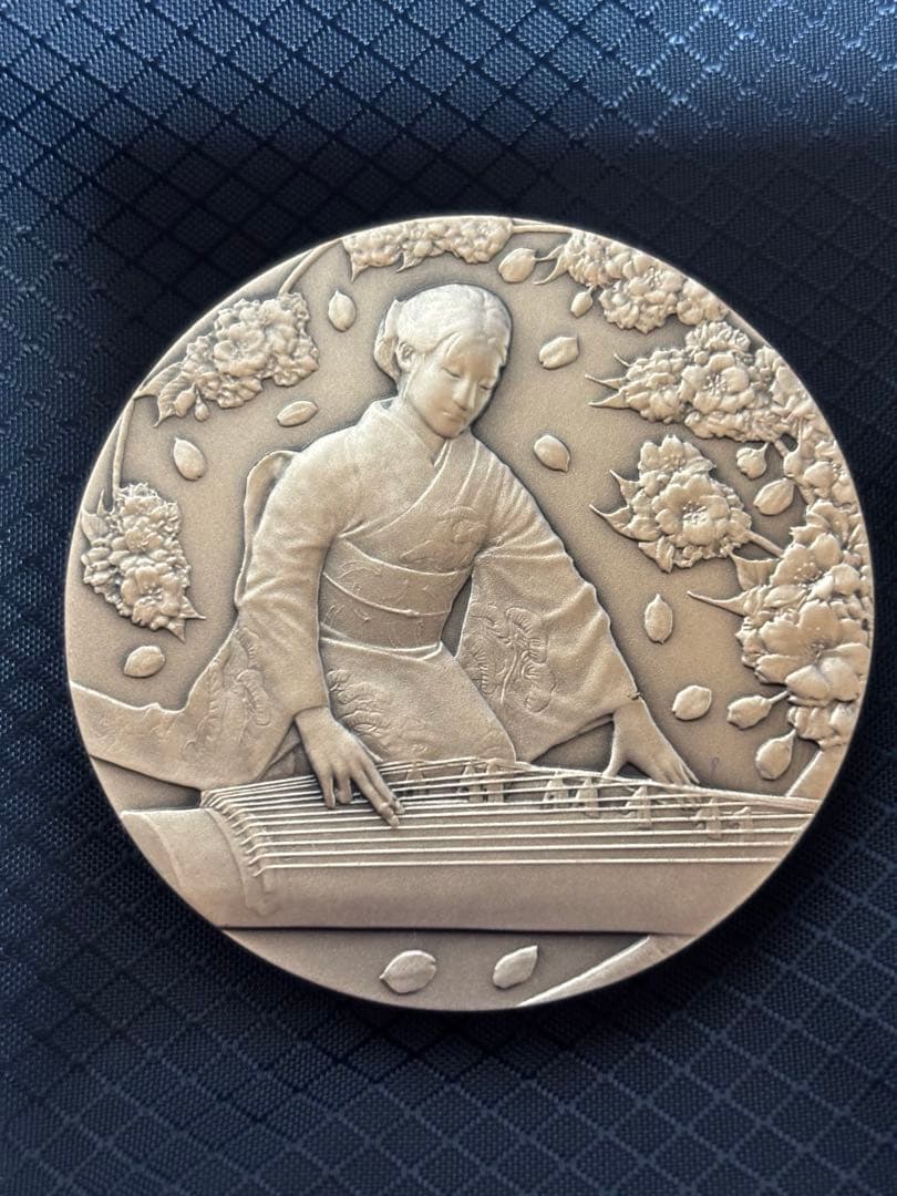 純銀　造幣局　桜の通り抜け　銀メダル　松前琴糸桜　平成26年　2014年