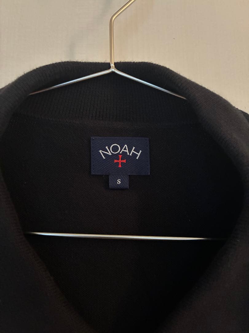 NOAH ブラック カーディガン S