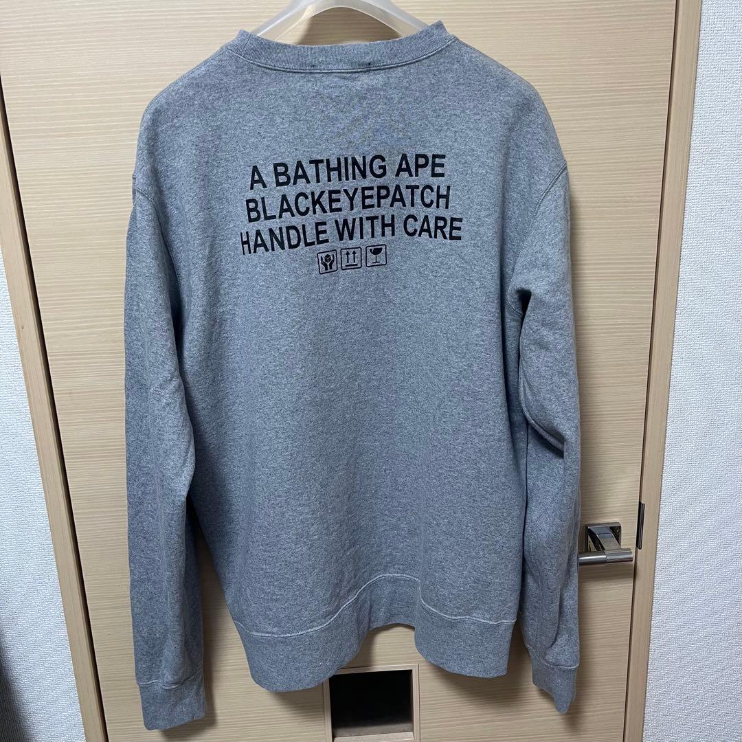 N*r様 BAPE X BLACK EYE PATCH CREWNECK SWE