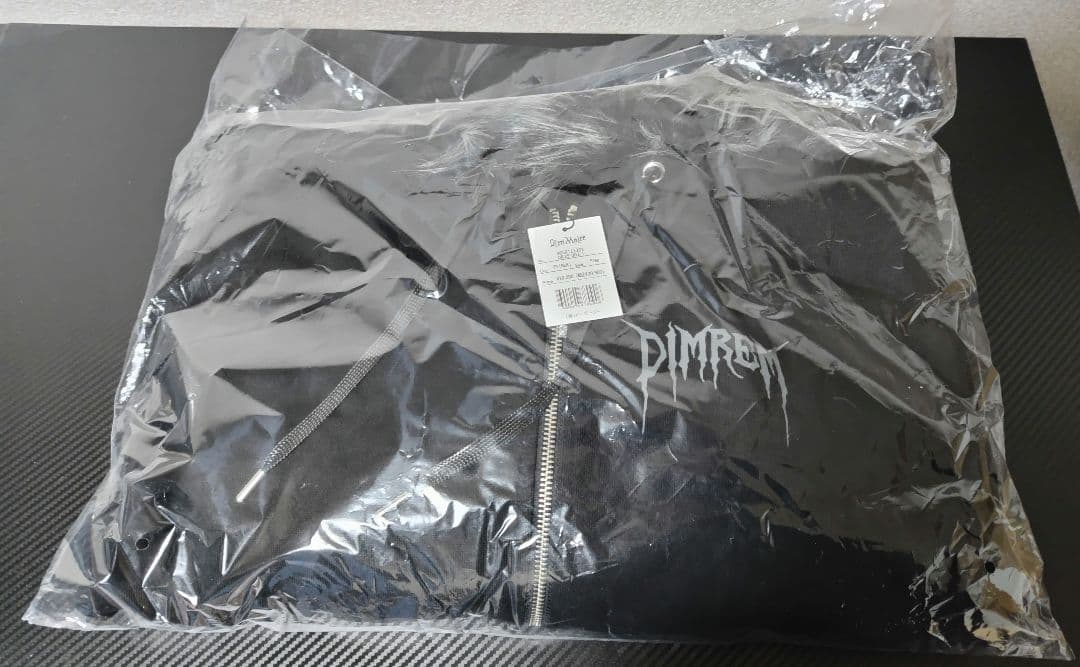 DimMoire REFLEM 超ハトメファーフードパーカー 黒 新品未使用