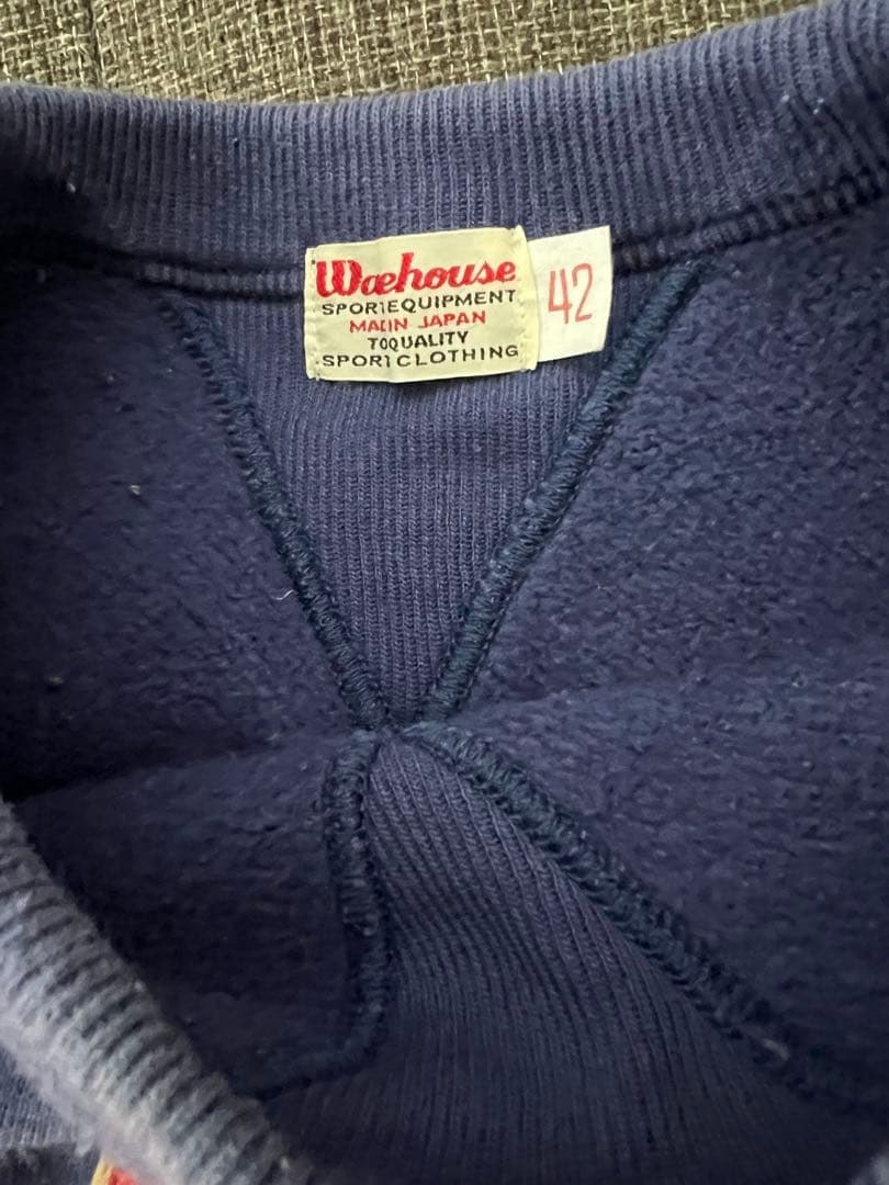 WAREHOUSEウエアハウスUSAスウェットsize42