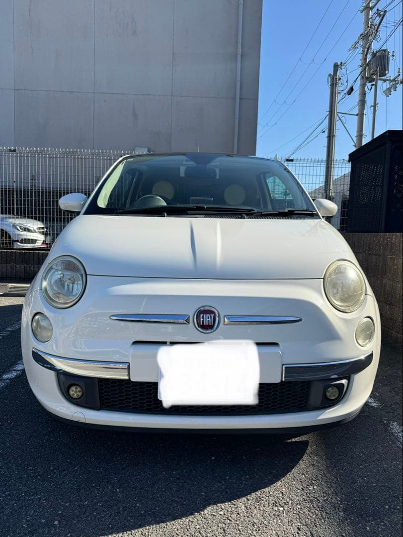 早いもの勝ち★FIAT 500ホワイトガラスルーフ車検R8年9月 乗って帰れます