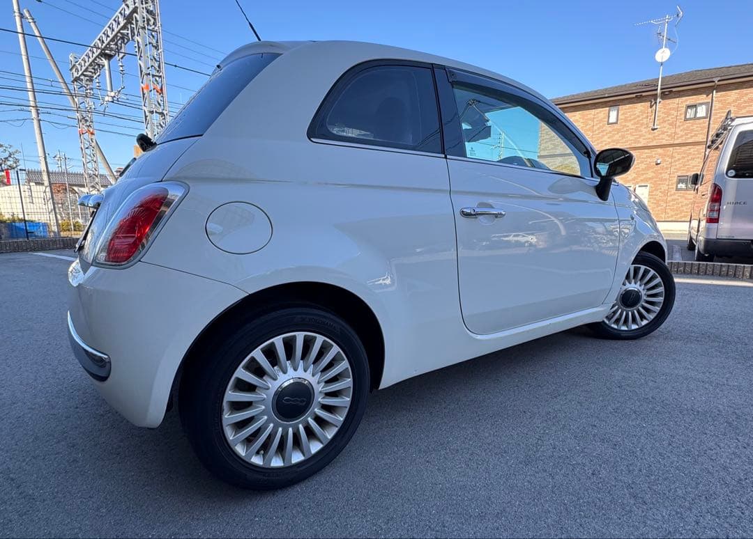 早いもの勝ち★FIAT 500ホワイトガラスルーフ車検R8年9月 乗って帰れます