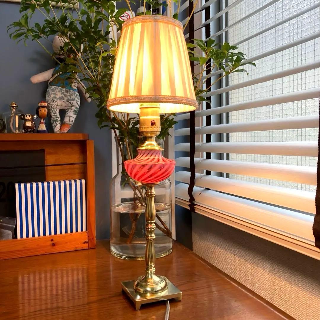 フェントン（ダイヤモンド）1940年　ランプスタンド　オパールセント