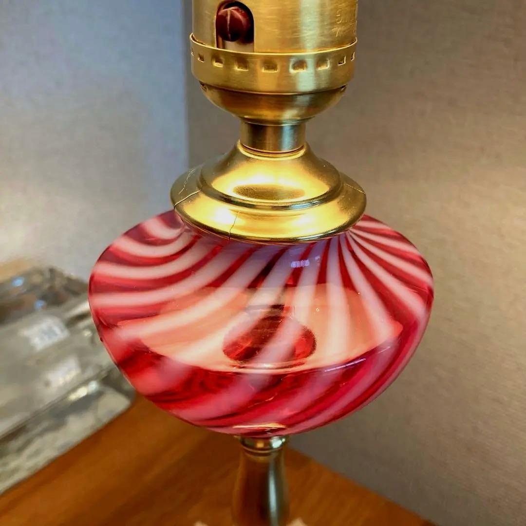 フェントン（ダイヤモンド）1940年　ランプスタンド　オパールセント