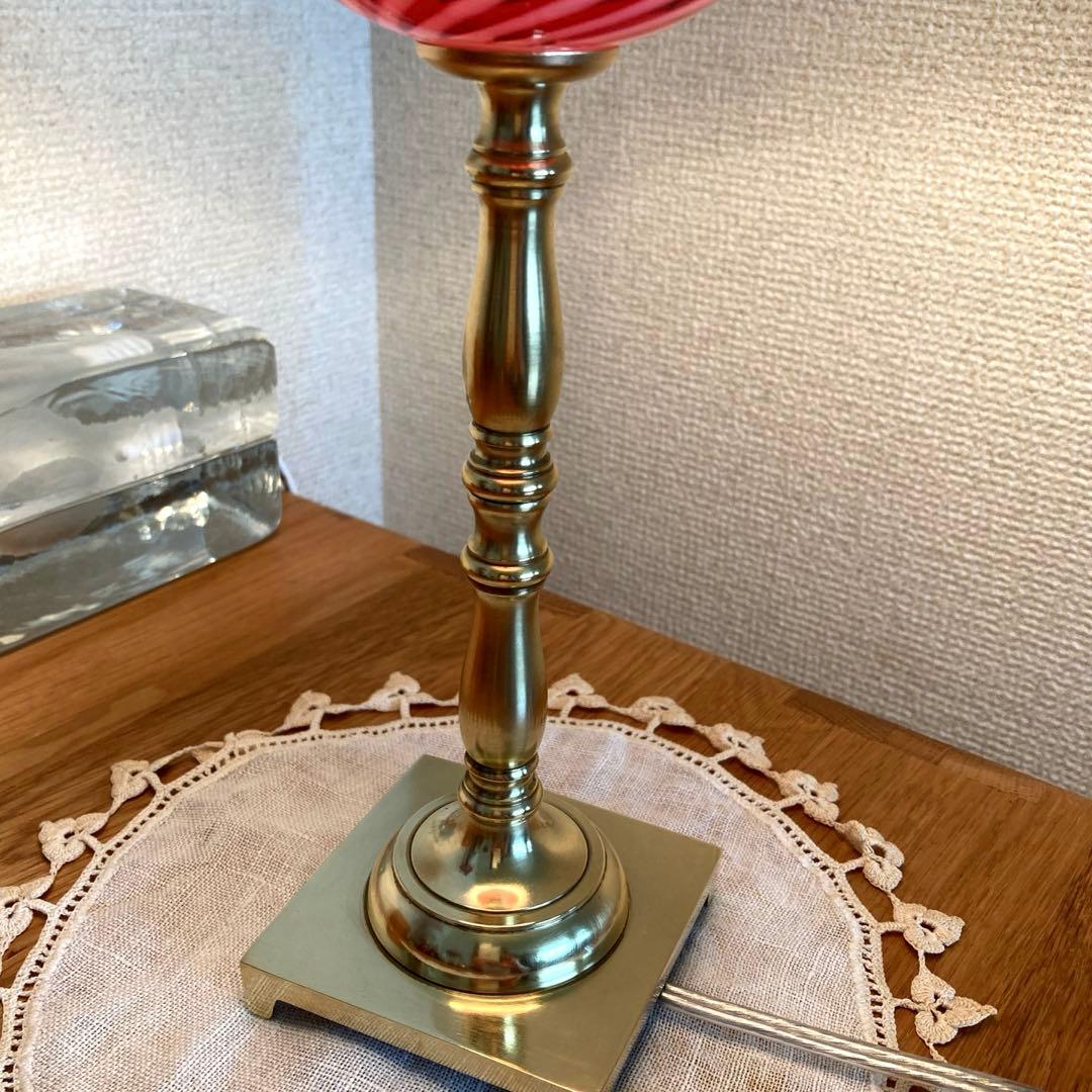 フェントン（ダイヤモンド）1940年　ランプスタンド　オパールセント