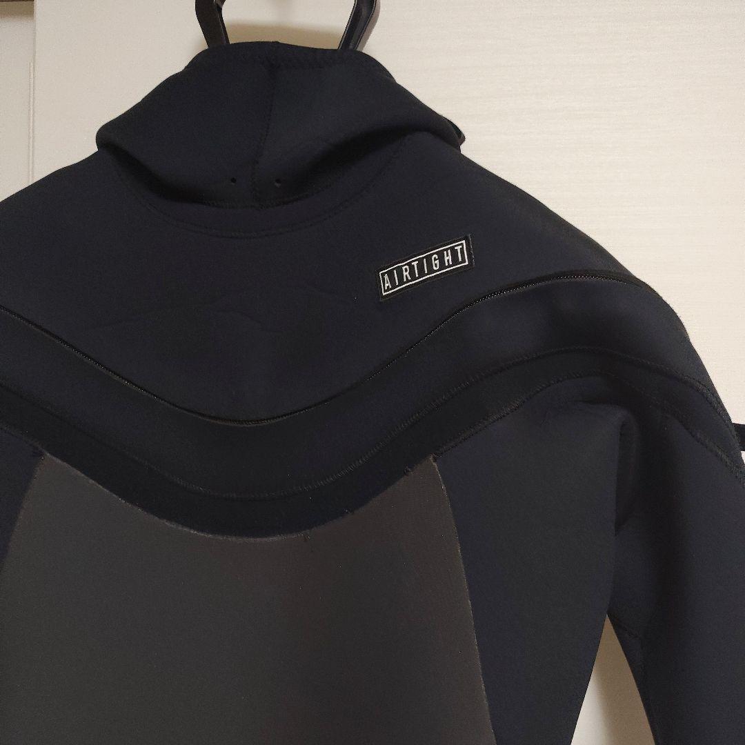 AIRTIGHT 5X3mm ウェットスーツ セミドライ　フード付き　ML