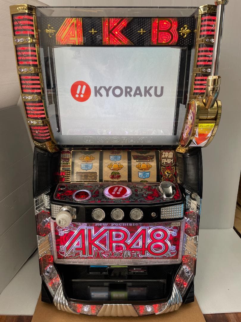 パチスロ実機 パチスロ AKB48 バラの儀式　10c21