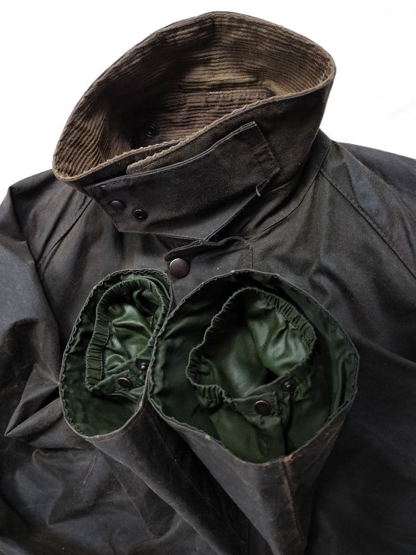 80s 1984年 　BARBOUR SOLWAYZIPPER c44