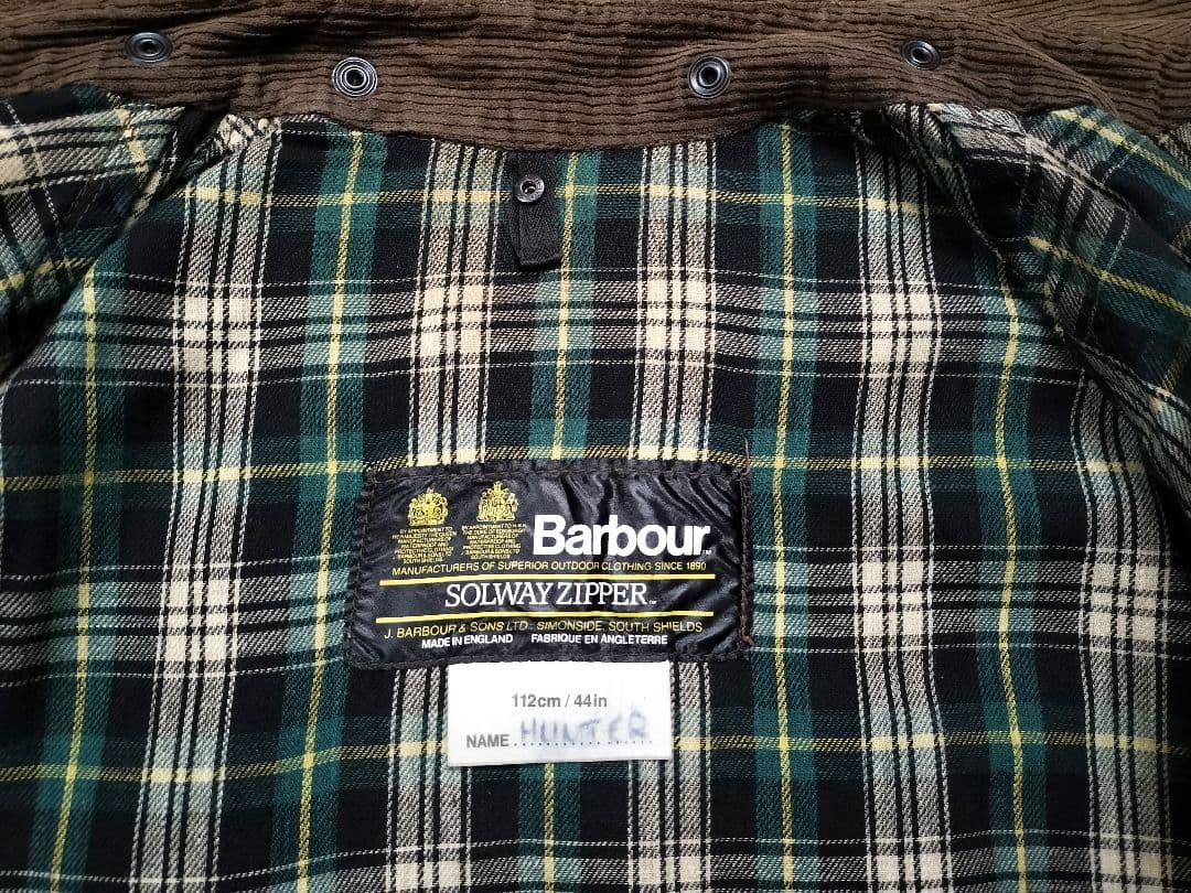 80s 1984年 　BARBOUR SOLWAYZIPPER c44