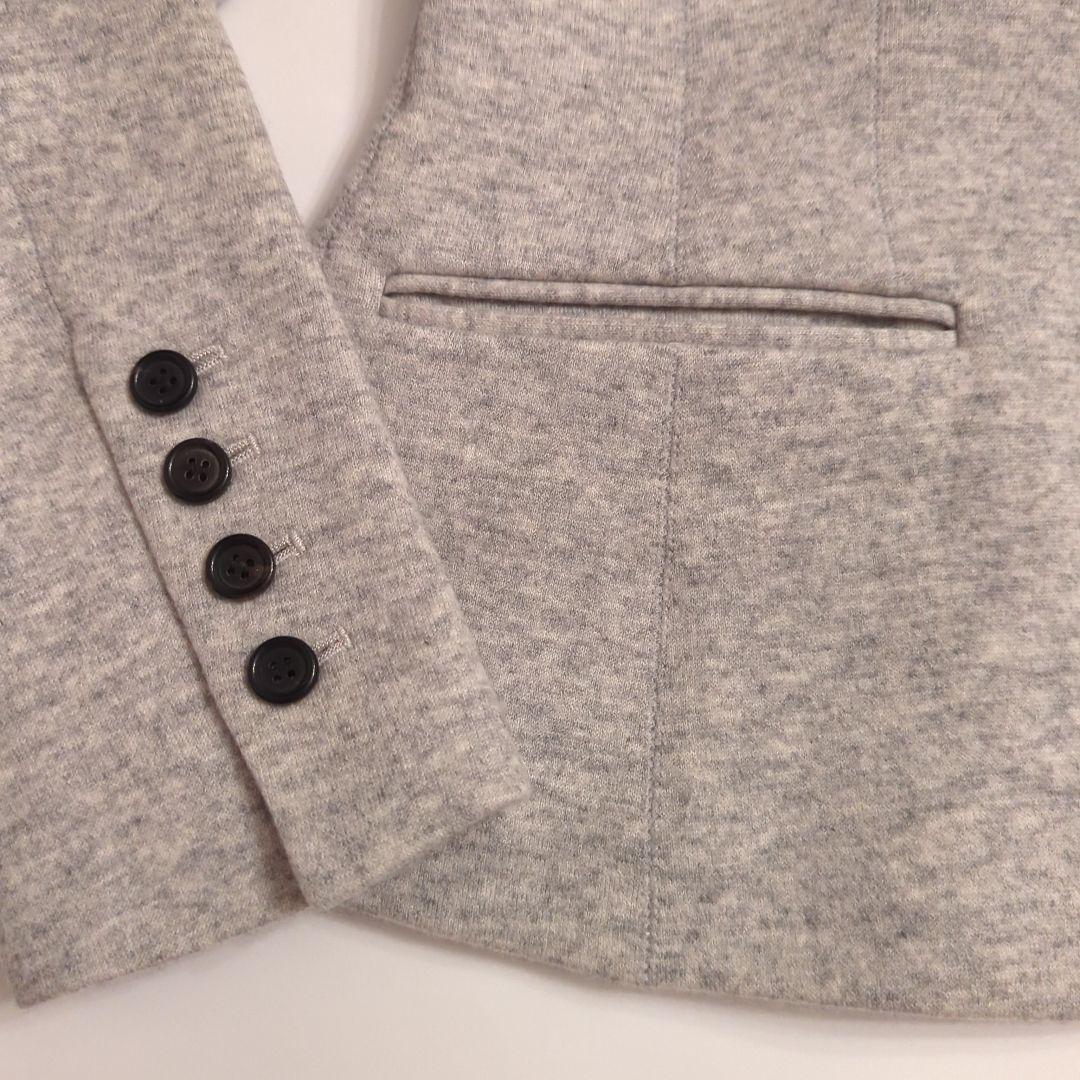 ジャケット SIZE40(L) WAKO ライトグレー　カシミヤ100%