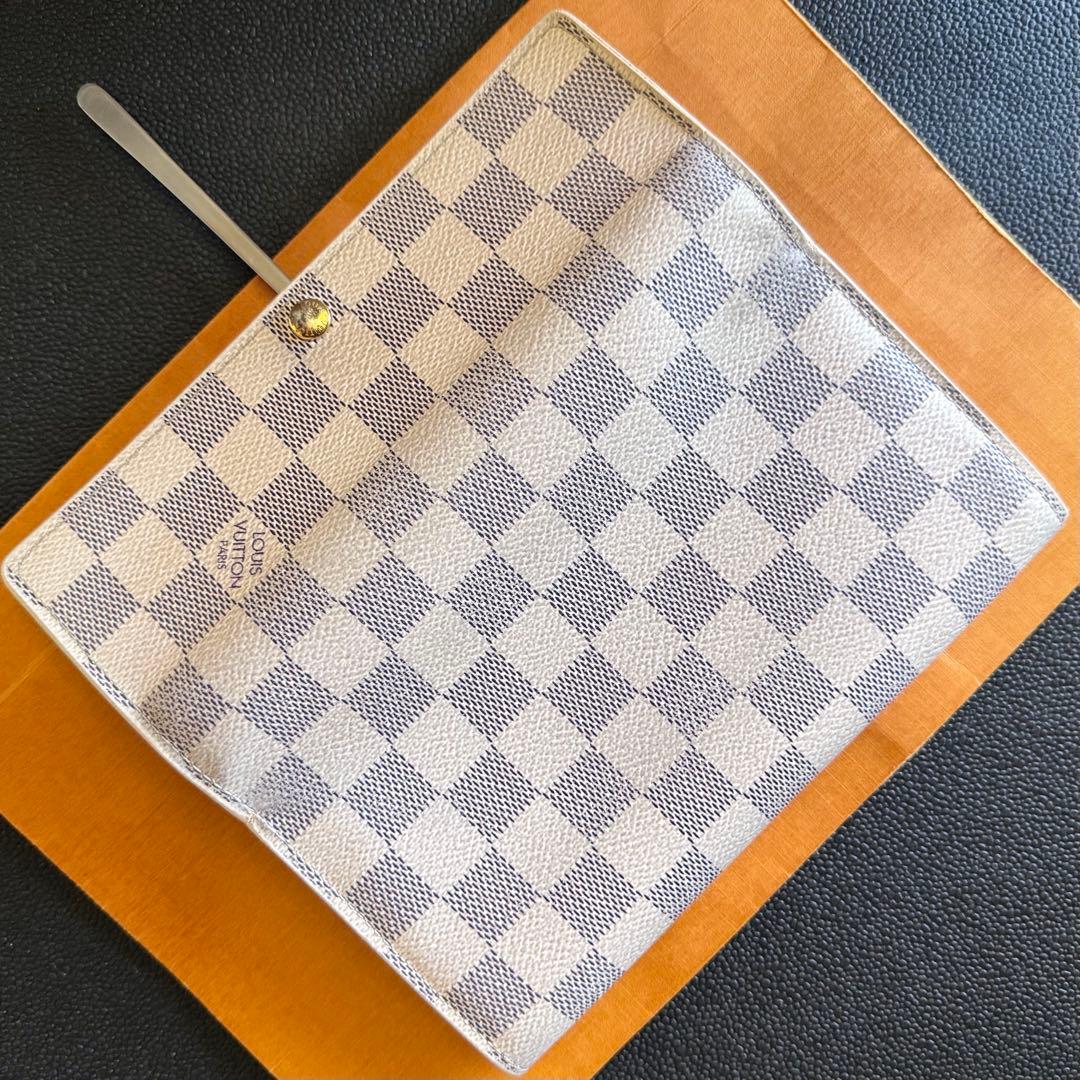 LOUIS VUITTON ダミエ アズール ポルトフォイユ サラ 長財布 美品