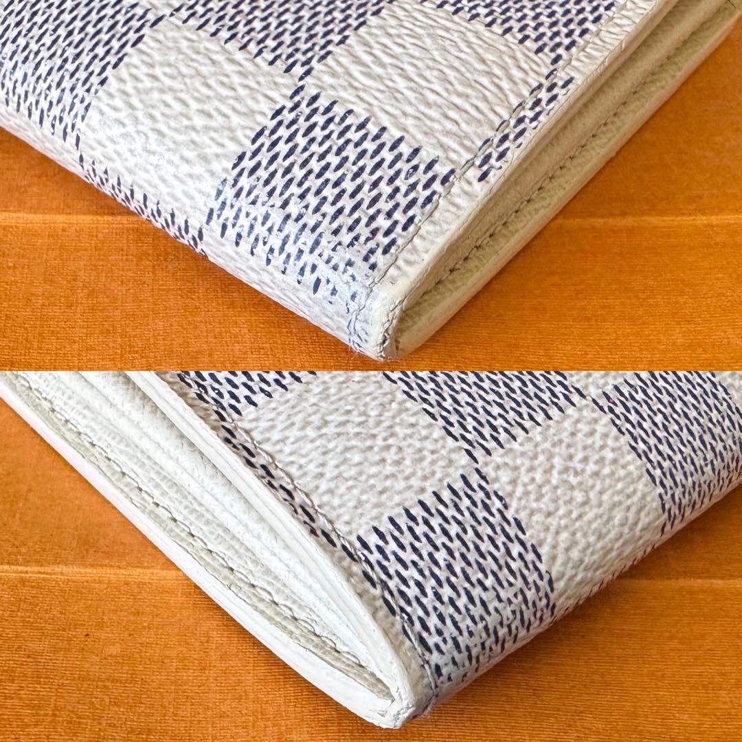 LOUIS VUITTON ダミエ アズール ポルトフォイユ サラ 長財布 美品